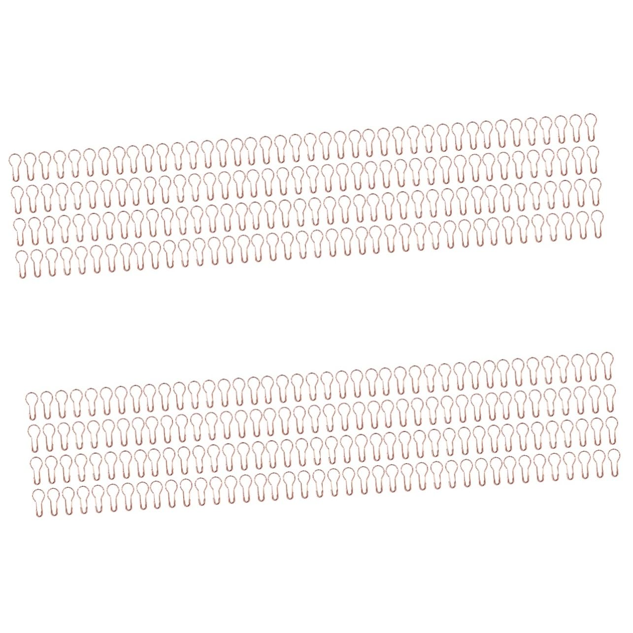 NUOBESTY 10 Sätze Damen Broschen Dekorative Roségold Sicherheitsnadel Farbige Glühbirnen Nähen Kleidung Pin Strass Gold Glühbirne Kürbis Roségold Farbe Glühbirne 1000 Stück * 10