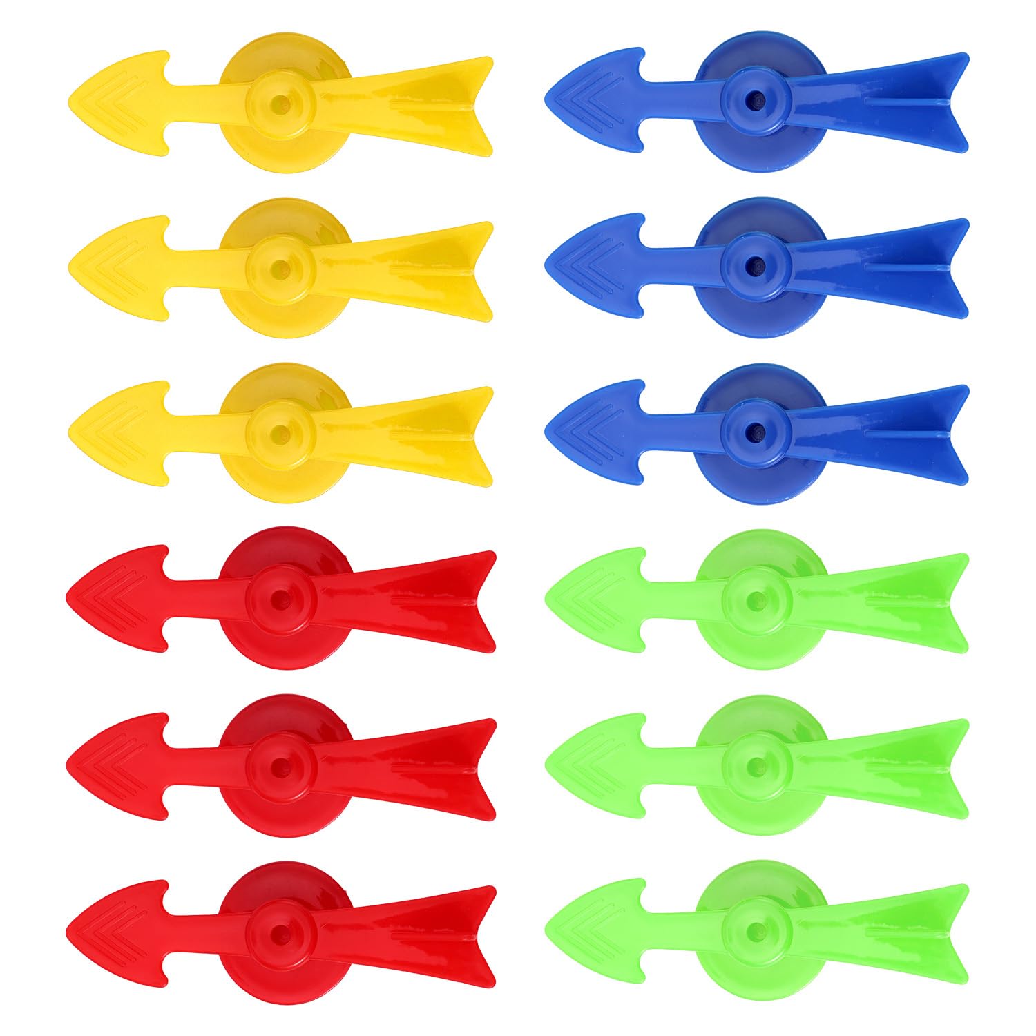 12pcs Arrow Game Spinners, 2.83in 4 Colors Plastic Spinner Game Pointer Versatile Tool for DIY Board Games Party Projects Classroom Probability Activities