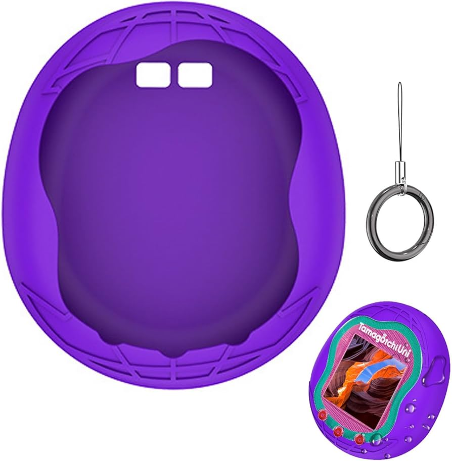 たまごっちuni パープル シリコンケース付き Amazon | バンダイ(BANDAI) Tamagotchi Uni Purple 対象年齢 6才以上