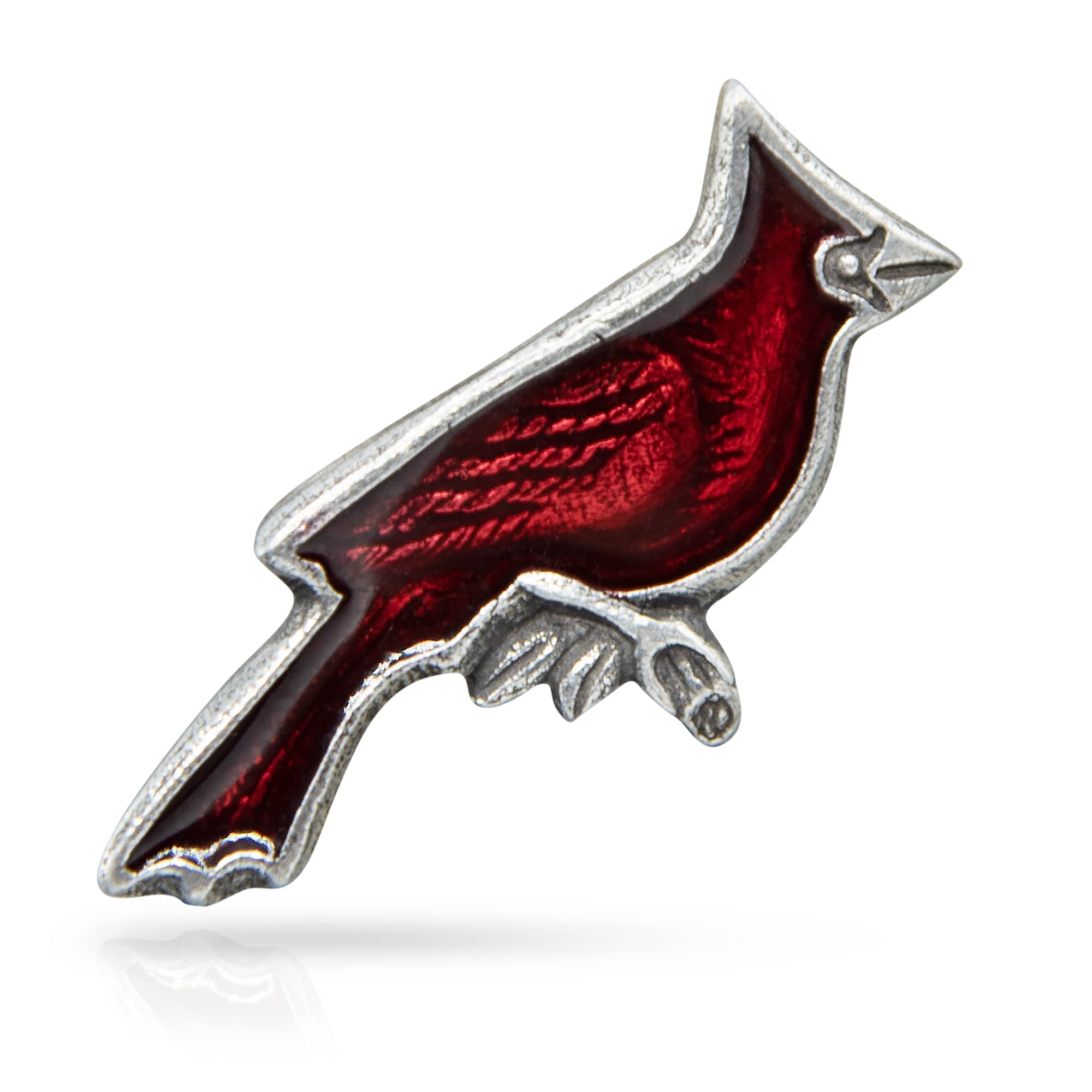 DanforthCardinal Scatter Pin - Pewter - Handcrafted - Made in USA