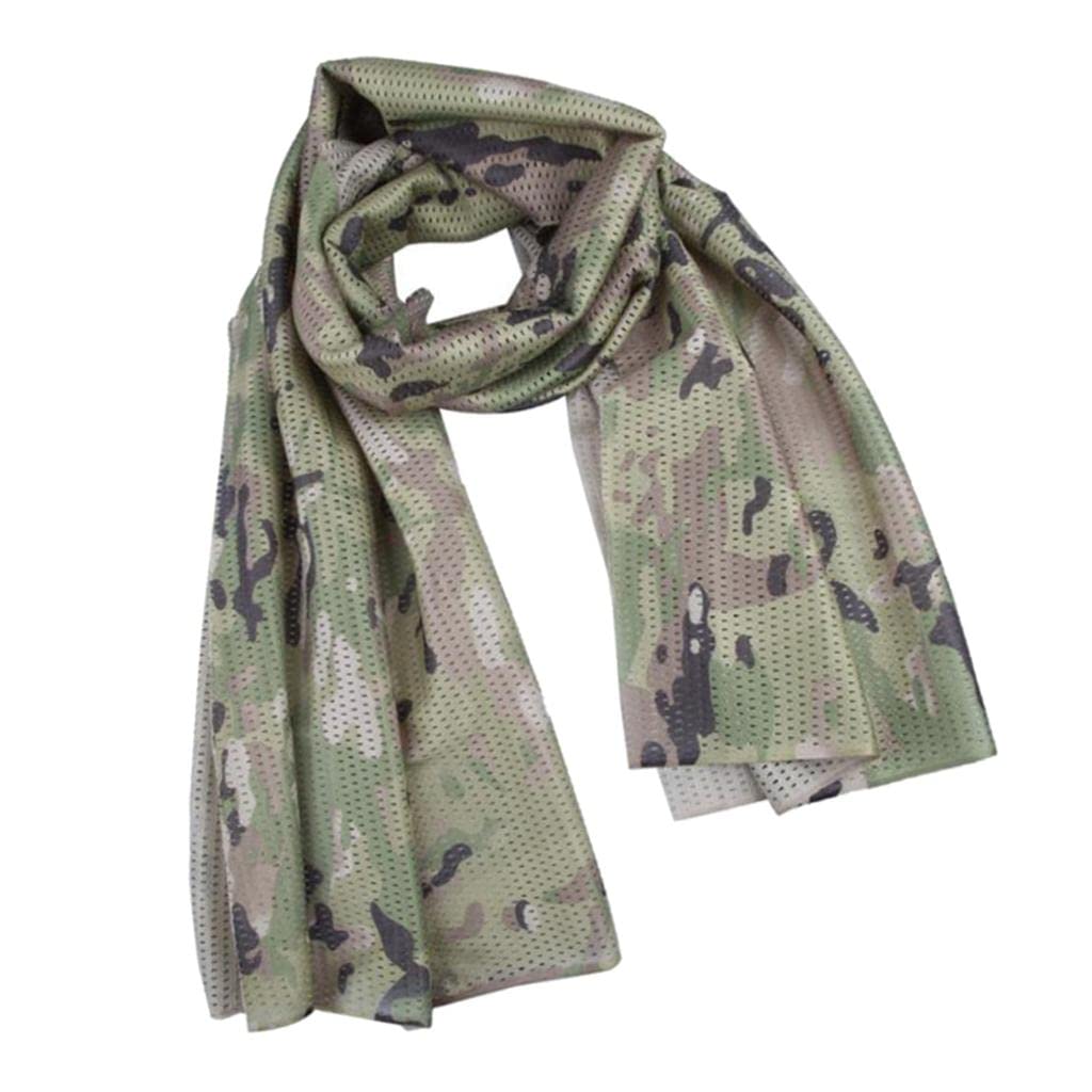 SECRET DESIRE Camouflage Scrim Net Scarf Hunting Army Head Wrap CP Camo-picture-11