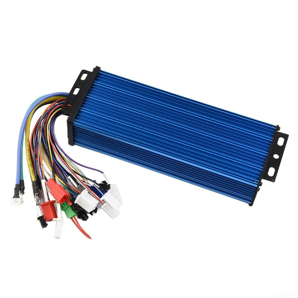 Brushless Hub Motor Controller 1500W 48V 60V 72V 45A 18Mos for E-Bike and Electric Scooter, Compatible with 48 V 60 72 Volt Systems