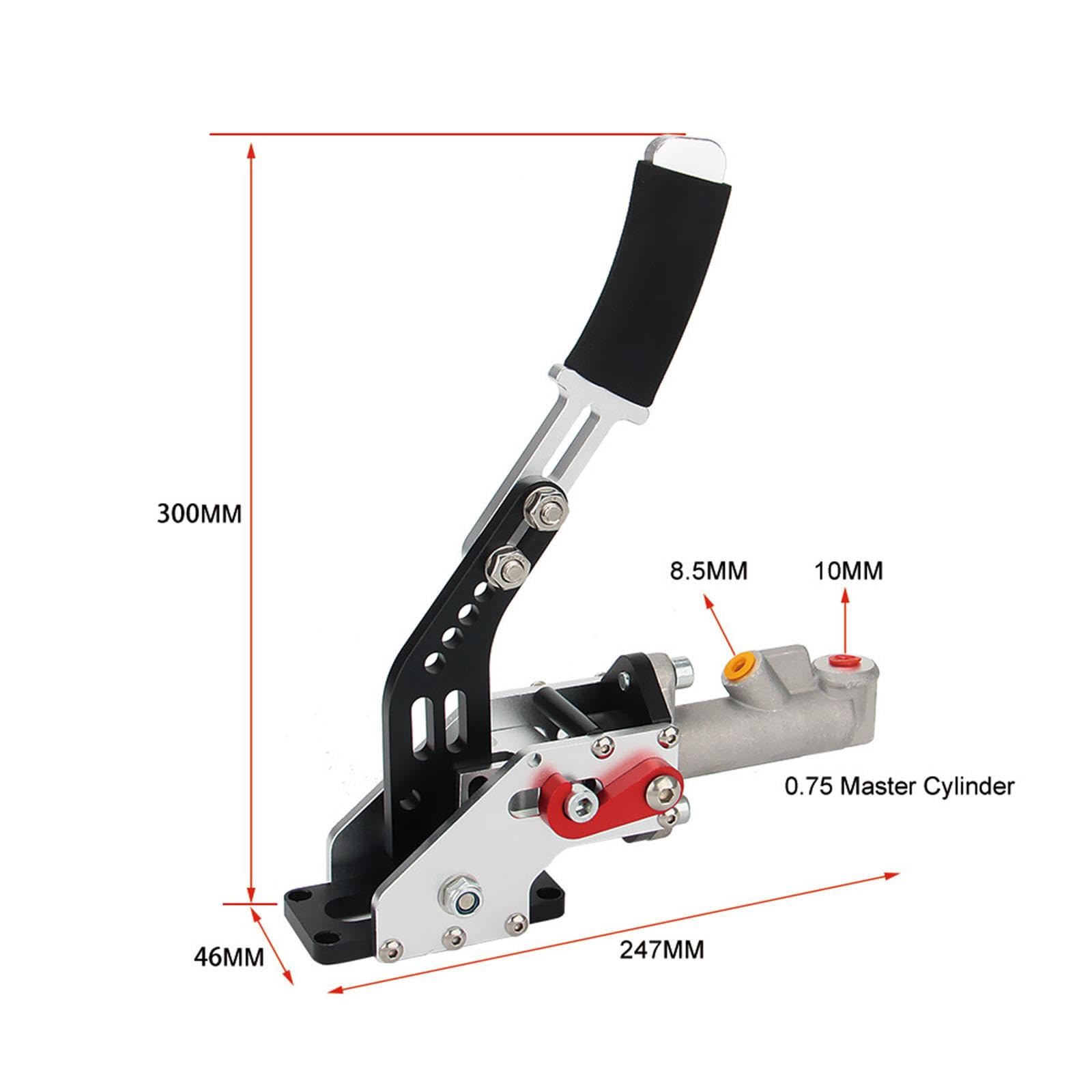 Sostituzione della leva del freno a mano del freno a mano idraulico dell'auto, accessori, leva del freno di emergenza del freno E per parte di, D'argento