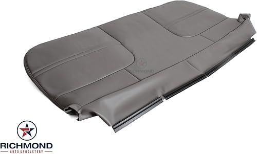 Miniatura 3 de Richmond Auto Upholstery - Funda de vinilo de repuesto para asiento superior e inferior, color gris, compatible con Ford F250 XL 1999-2001 camión de