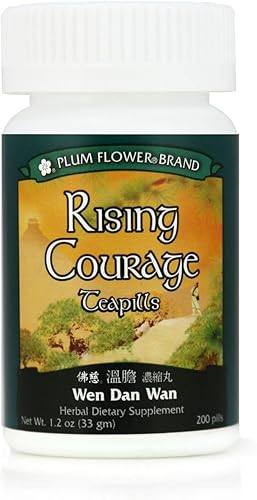 Rising Courage - Teteras (Wen Dan Tang Wan), 200 unidades, flor de ciruela