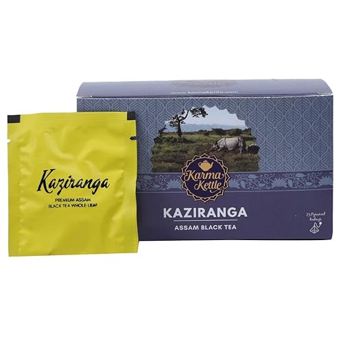 Miniatura 3 de Karma kettle Kaziranga AntiAssam Té negro 25 bolsitas de té pirámide