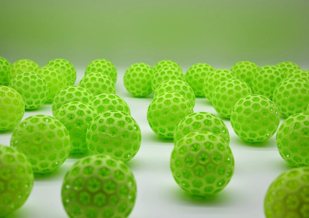 NETX Vortex 3D Printed Silent Pickleballs – Durable Low-Noise Pickleball Balls for Indoor & Outdoor Play, Lightweight Balls with Consistent Bounce, Precision & Wind-Optimized Flight