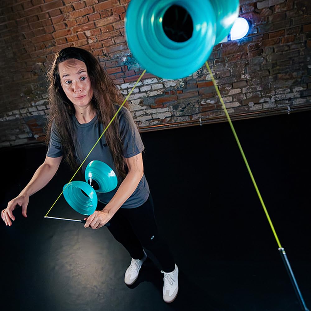 Diabolo Patyczki (aluminiowe drążki do rąk, gumowy uchwyt, zawiera aplikację Diabolo String i sztuczki)