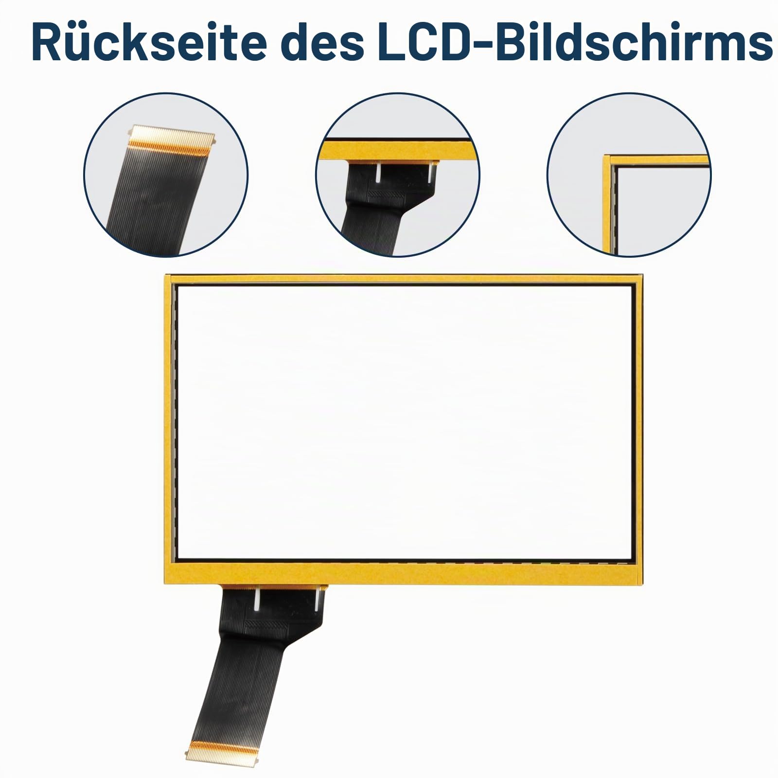 TDO-WVGA0633F00045 Touchscreen 6.5" für VW für Skoda MIB STD2 684 200 Magotan B7 Golf Polo Navigation für Radio Digitizer TDO-WVGA0633F00039 Touch Screen Panel Glas (Schwarz, kein LCD Display)