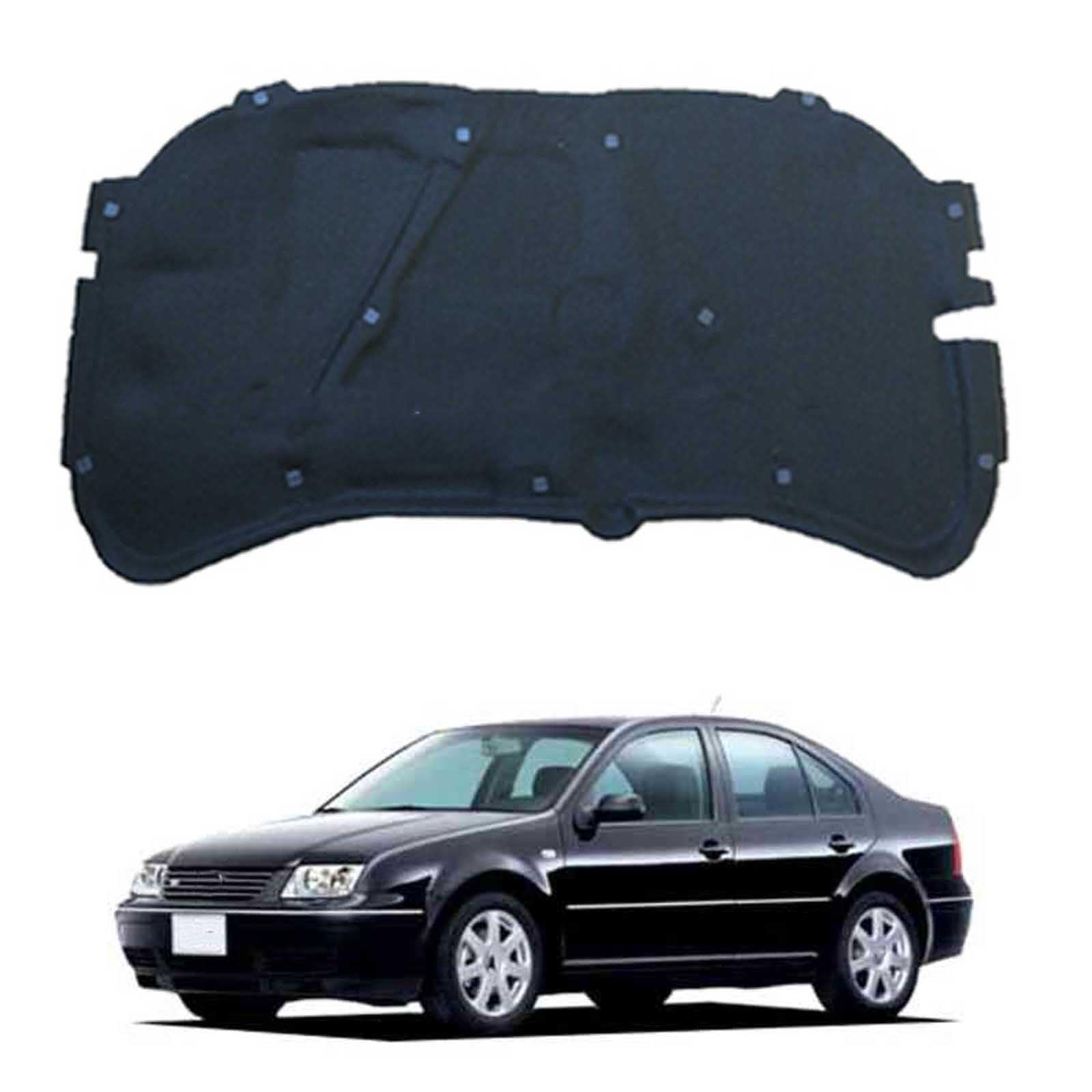 Papep Normal Heat Shield & Soundproof Cotton For Volkswagen Bora 2002-2008 Oe: 1J0863835e, Bonnet Engine Insulation Mat, Noise Reduction Thermal Liner Cover For Car Hood