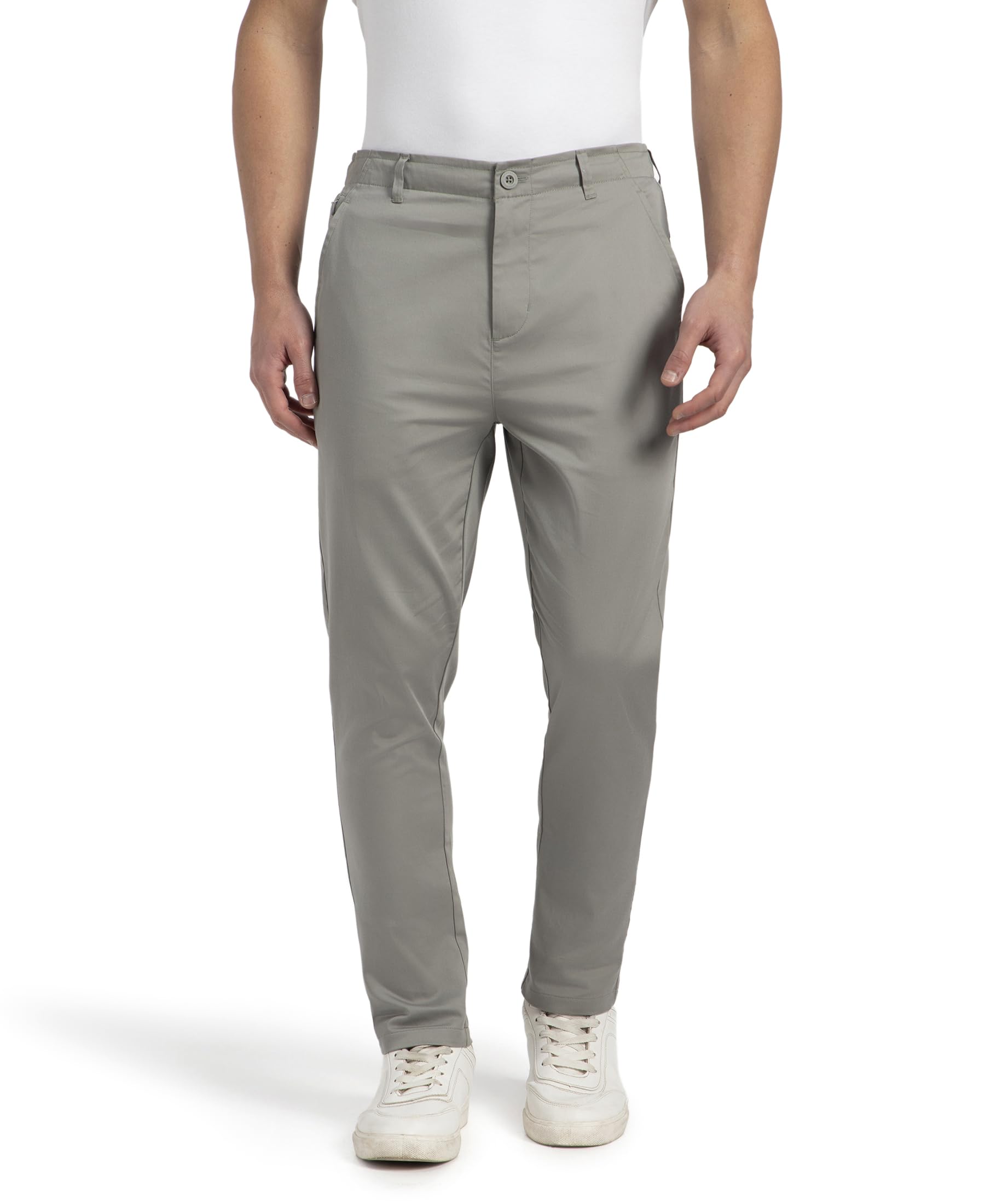 jockey IM26 Men's Super Combed Cotton Rich Elastane Stretch Woven Fabric Mid Rise Slim Fit All Day Pants with Side Pockets-picture-47
