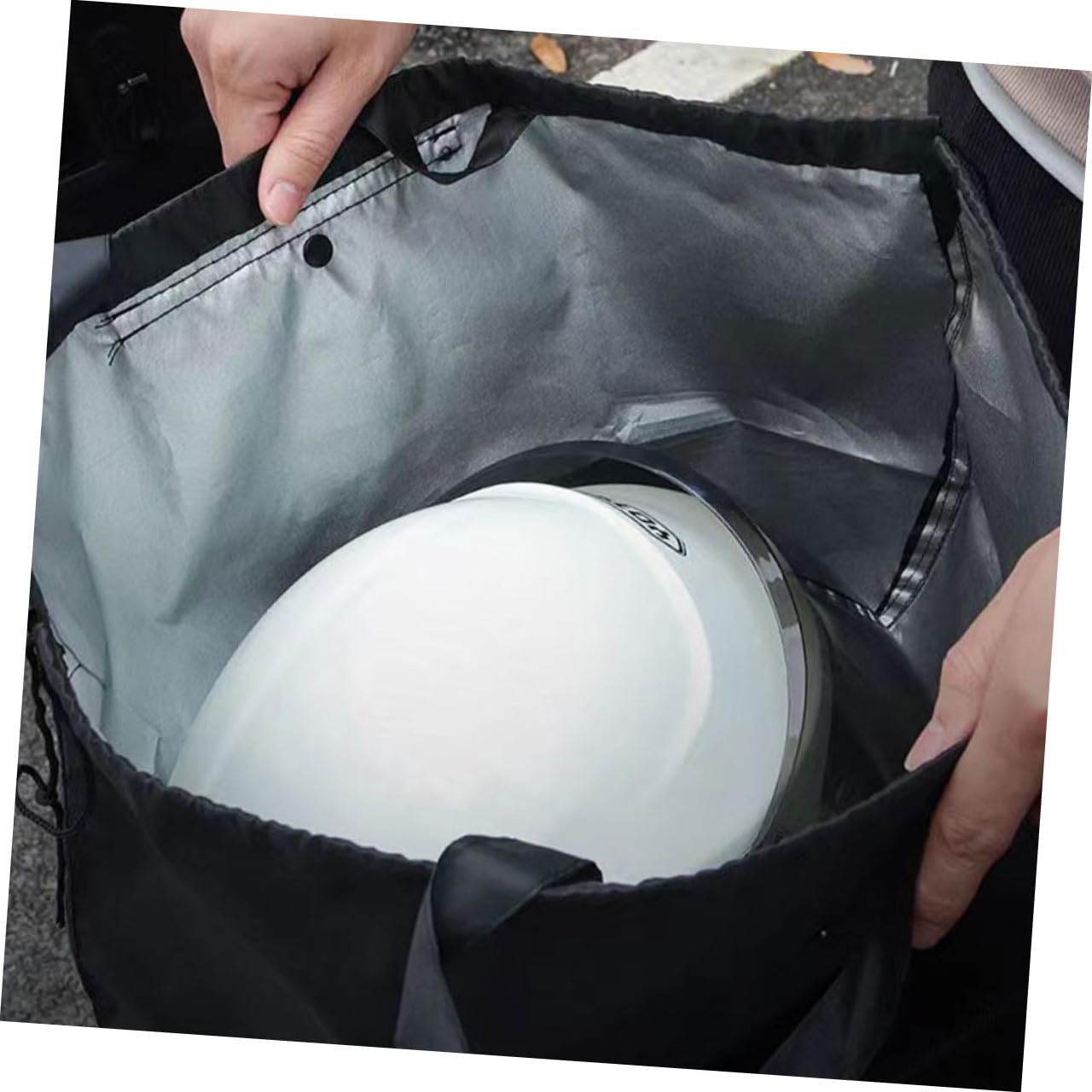 MAGICLULU 5 Sätze Helm Aufbewahrungstasche Tragbar Ski Tasche Für Motorradhelme Beide Helmbeutel Gepäcktaschen Für Motorräder Motorradzubehörtasche Radsportzubehör Polyester 2 Stück * 5