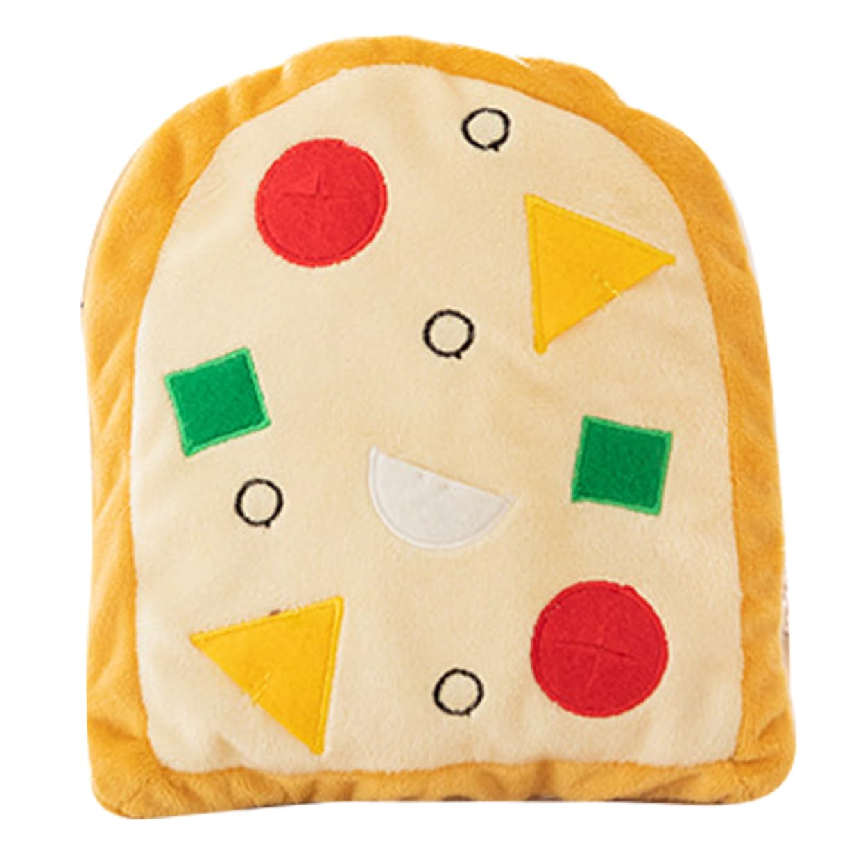 Yardwe Pizza Shape Dog Chewing Toy for Puppies Teething Plaything for Small and Pets Helps Correct Chewing Habits and Teething