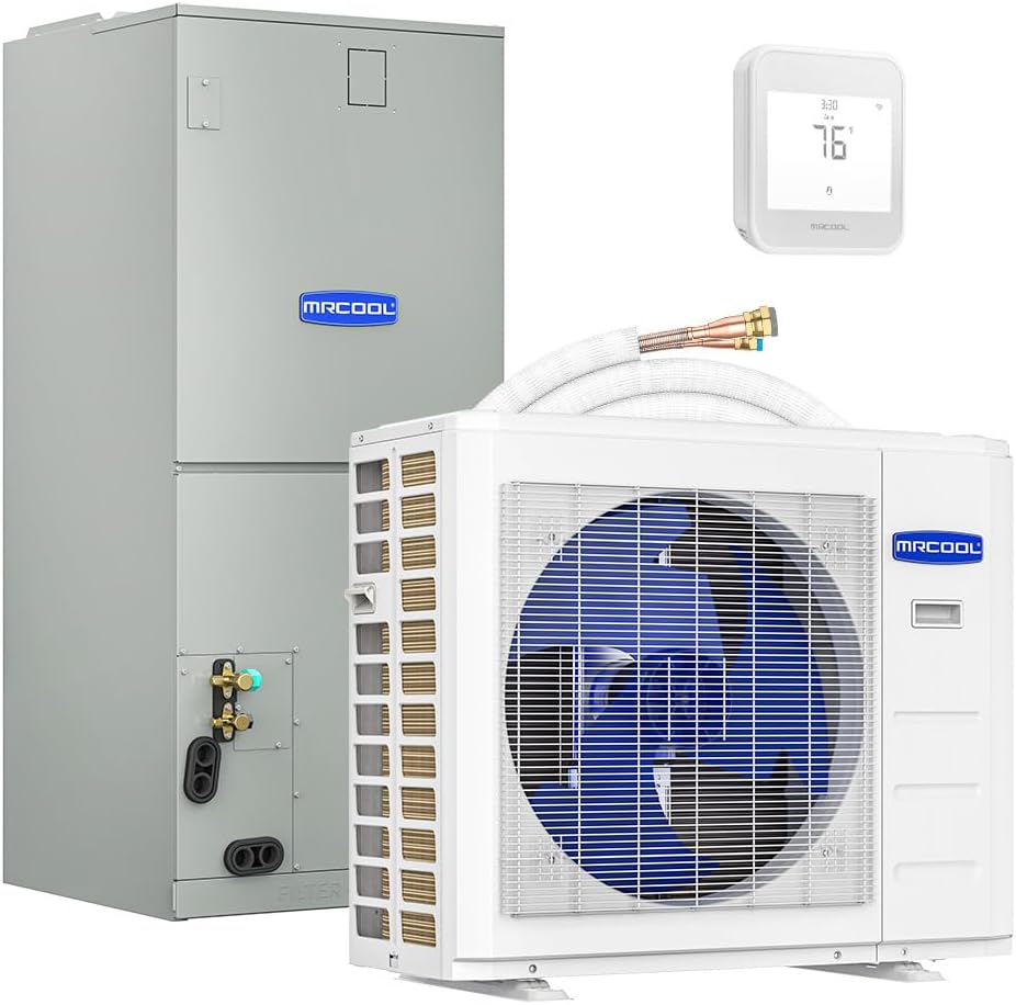 MrCool SEER2 VERSAPRO Central Heat Pump Split System - Multiposition - R454B ...