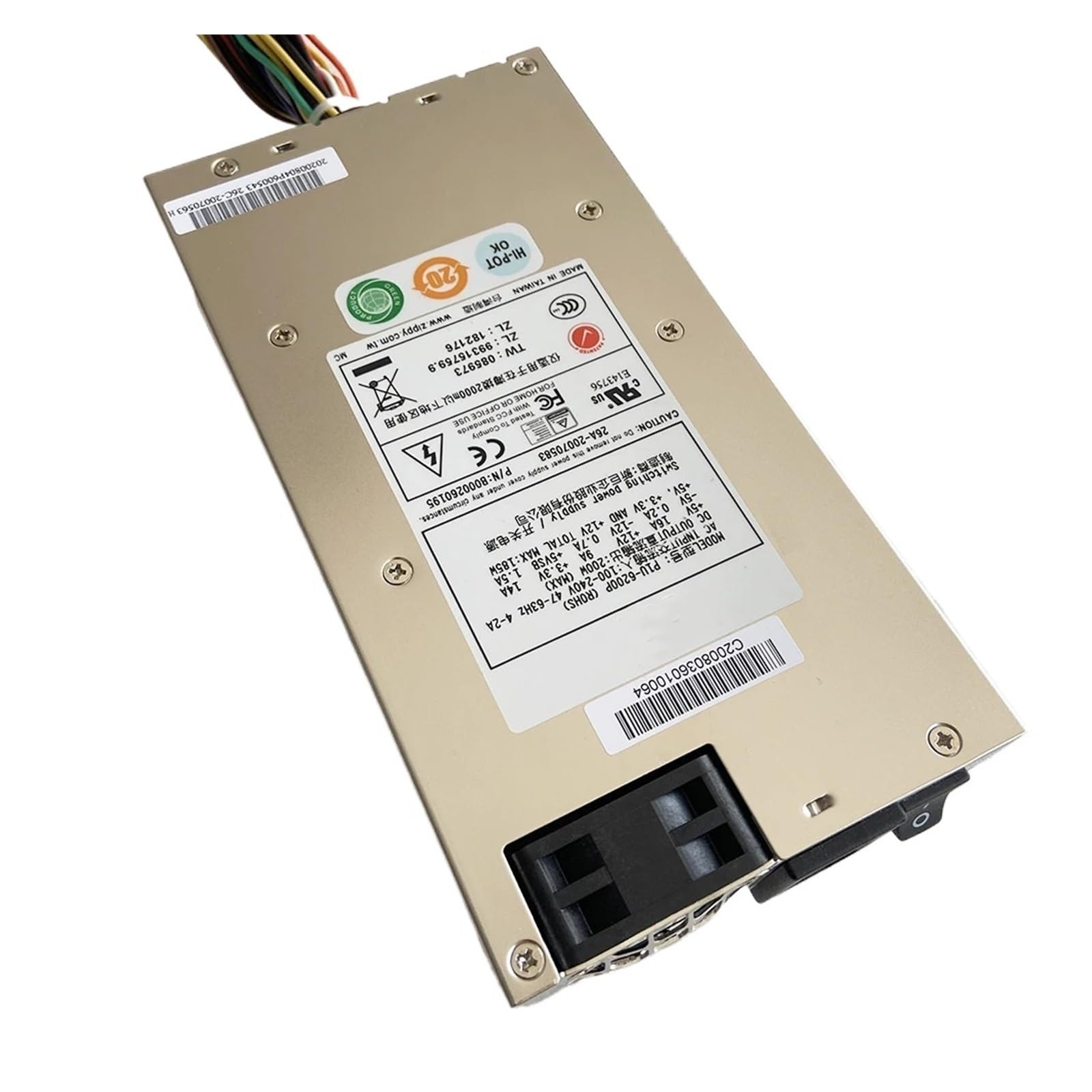 CLBSWYEJK P1U-6200P Server Power Supply 200W B000260195
