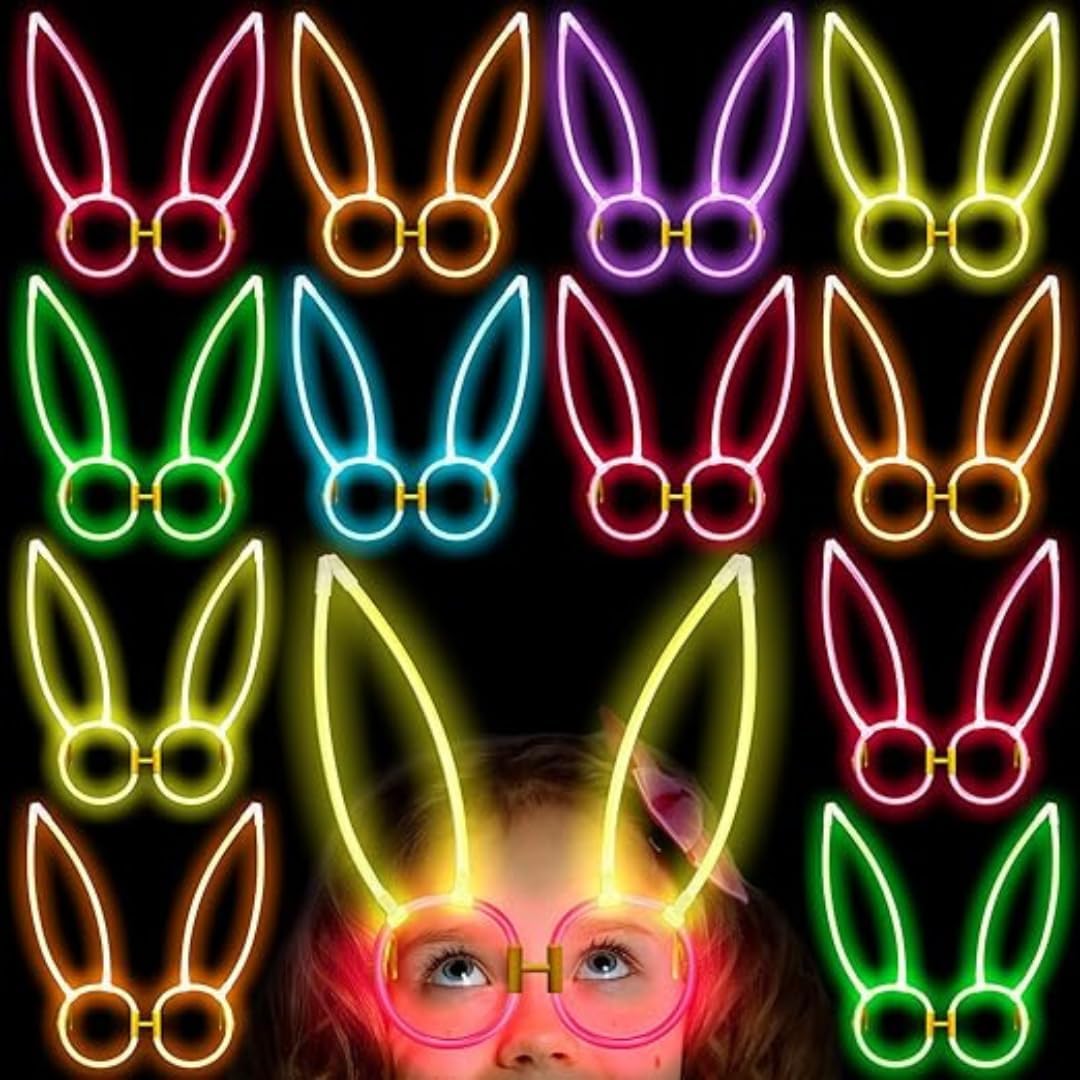 Buy Wanna Party Glow in The Dark Bunny Headband,GID Headband Rabbit Ear ...