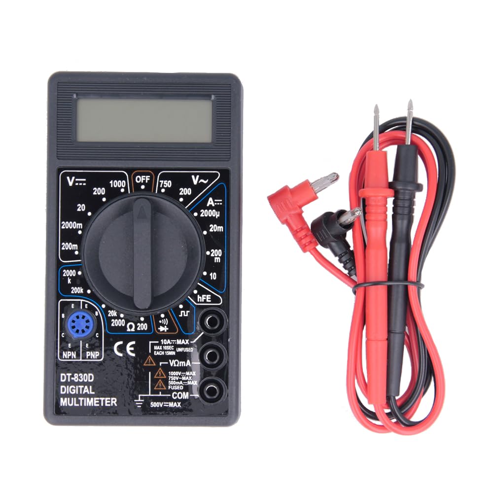 Wielofunkcyjny multimetr cyfrowy model DT-830D LCD, tester