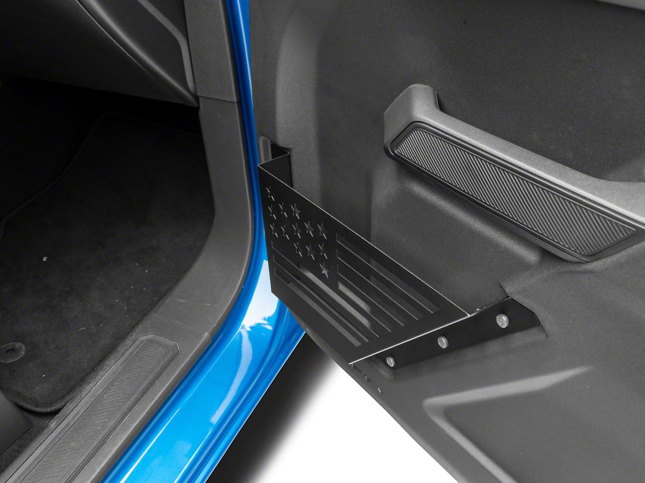 RedRock Front Door Storage Organizer with USA Flag Logo Compatible For 21-26 Bronco