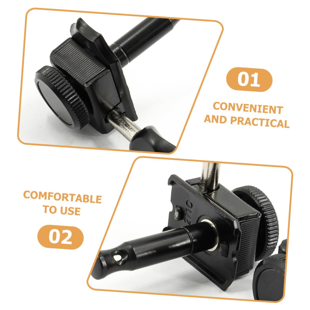 TOYANDONA 1 Set Ergonomic Guitar Tuning Pegs Durable Machine Heads for Electric Guitars Enhanced Comfort Unique Antique Style for Musicians of All Levels