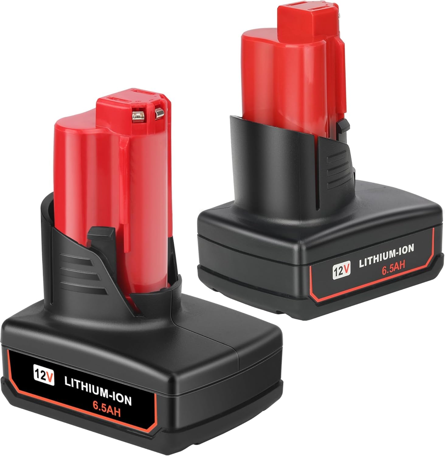 JYJZPB 2 Pack 6.5Ah 12V Battery Compatible for Milwaukee M12 Battery 48-11-2401 48-11-2412 48-11-2411 48-11-2420 48-11-2410 12Volt Cordless Tools for Milwaukee M12 Lithium Battery-image-38