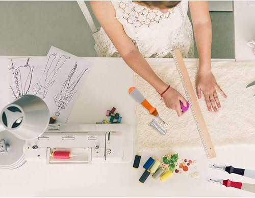 Miniatura 6 de Lhedon Seam Ripper - 3 piezas para costura, agarre ergonómico, herramienta colorida para quitar puntadas de hilo grande, práctica para coser