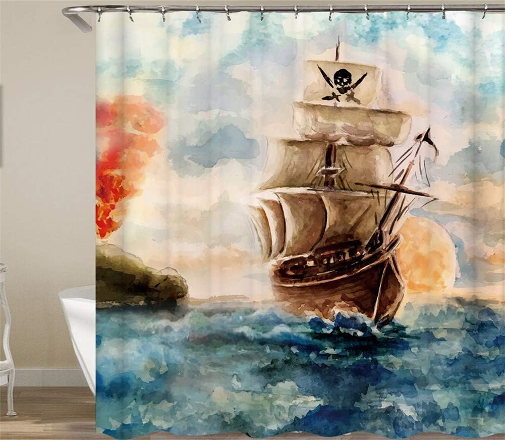 decorazioni di navi pirata per la casa