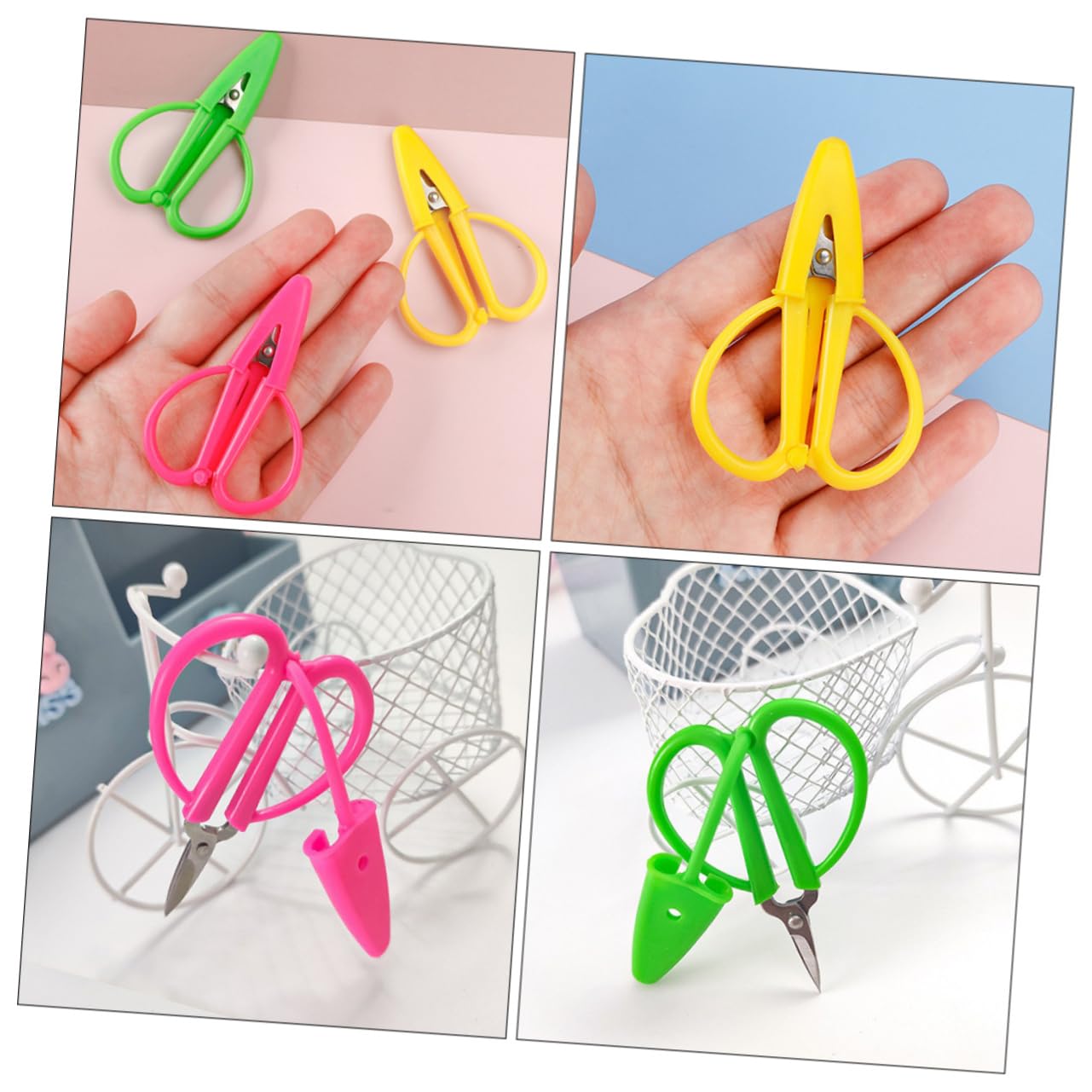 30 Pièces Mini-ciseaux Ciseaux à Broder à Vêtements à Fil Mini Avec Housse De Protection Cisaillement De Broderie Accessoires De Couture Acier Inoxydable