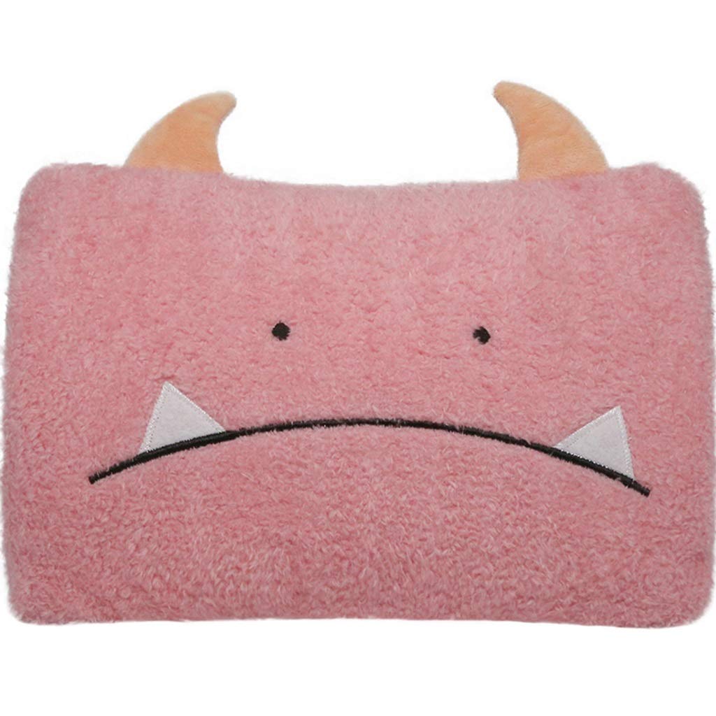 SKUZA Bouillotte, Bouillotte électrique avec Couvercle Rechargeable Poche Chauffe-Main Sac à Eau Chaude Portable for Cadeau d'hiver (Color : Green) (Color : Pink)