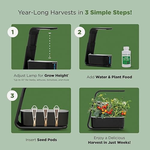 Miniatura 5 de AeroGarden Sprout - Jardín interior con luz LED de crecimiento, color blanco