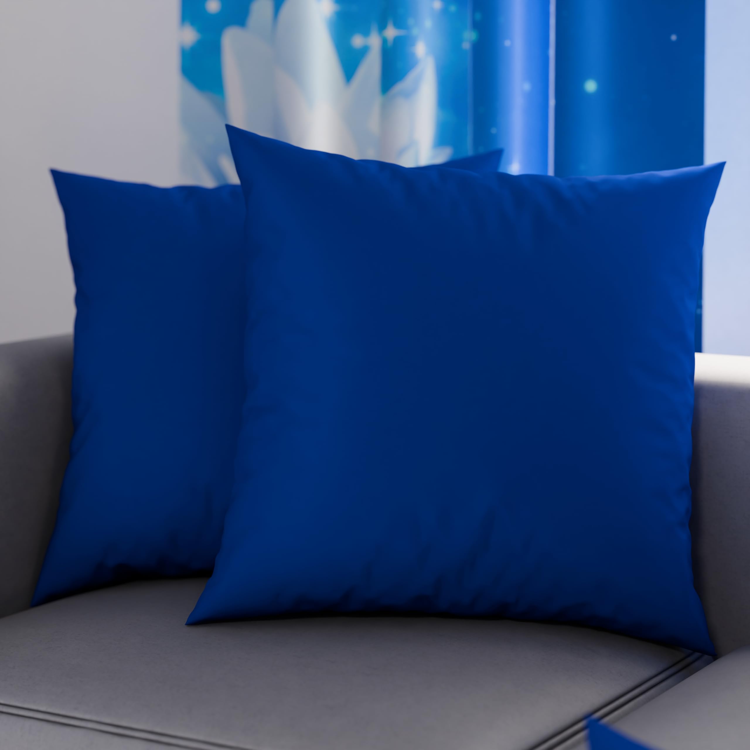 PETTI Artigiani Italiani, Pair of 30x30 cm Microfiber Pillowcases, Bedroom Cushions, Sofa, Set of 2 Cushion Covers