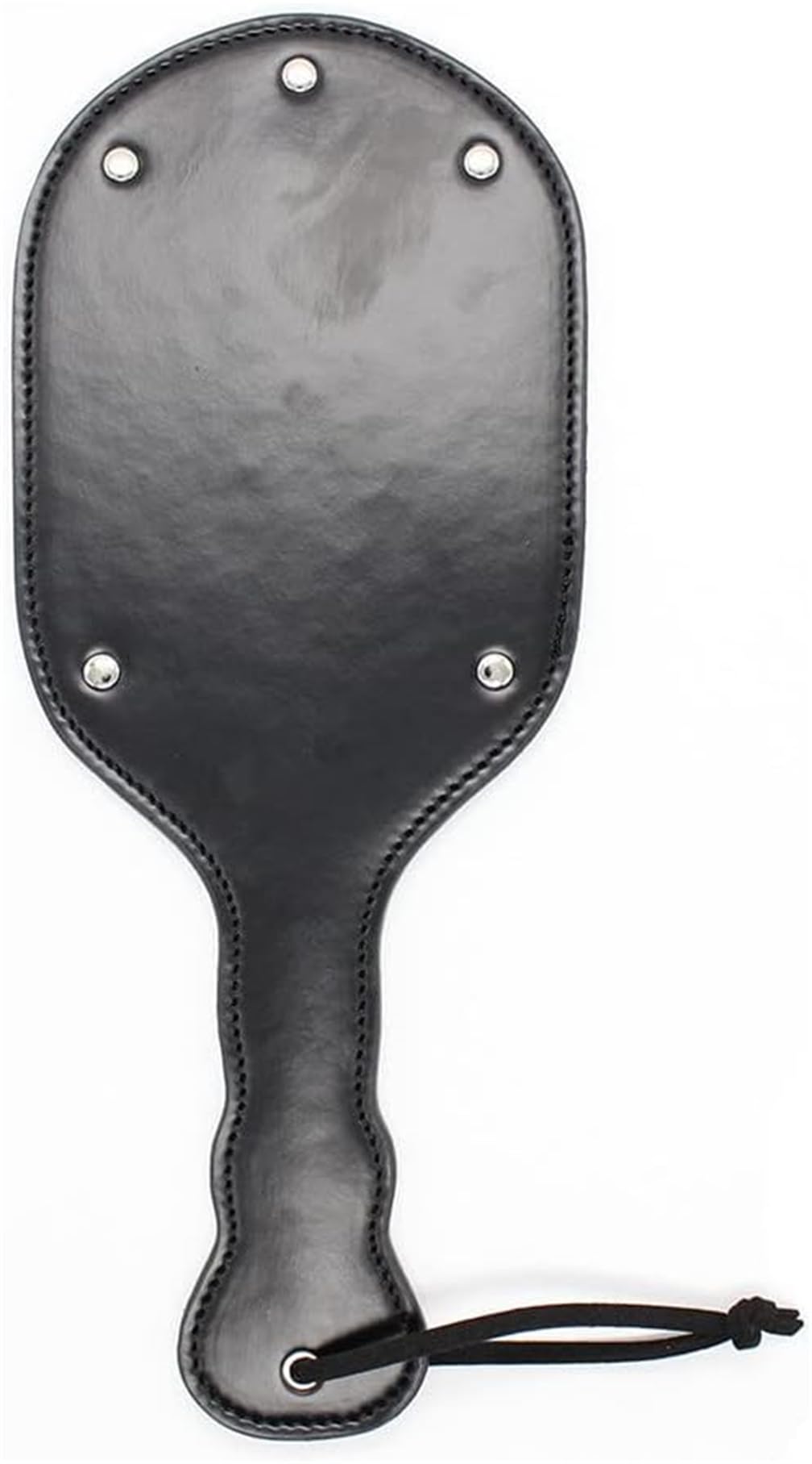 HAZURE Mazza in Pelle Nera, Accessorio per Gioco di Equitazione
