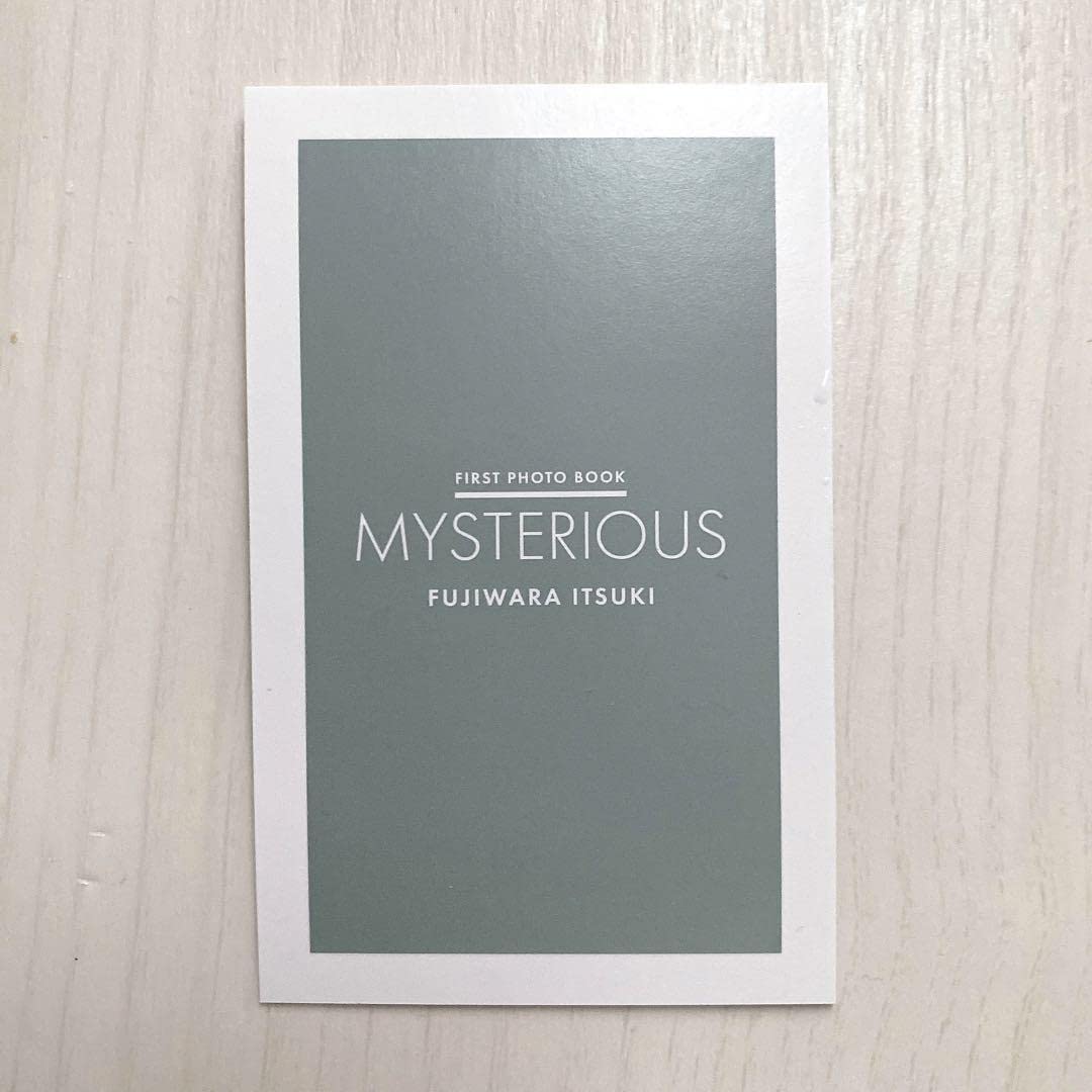 Amazon.co.jp: 藤原樹 写真集 MYSTERIOUS トレカ お渡し会 : おもちゃ