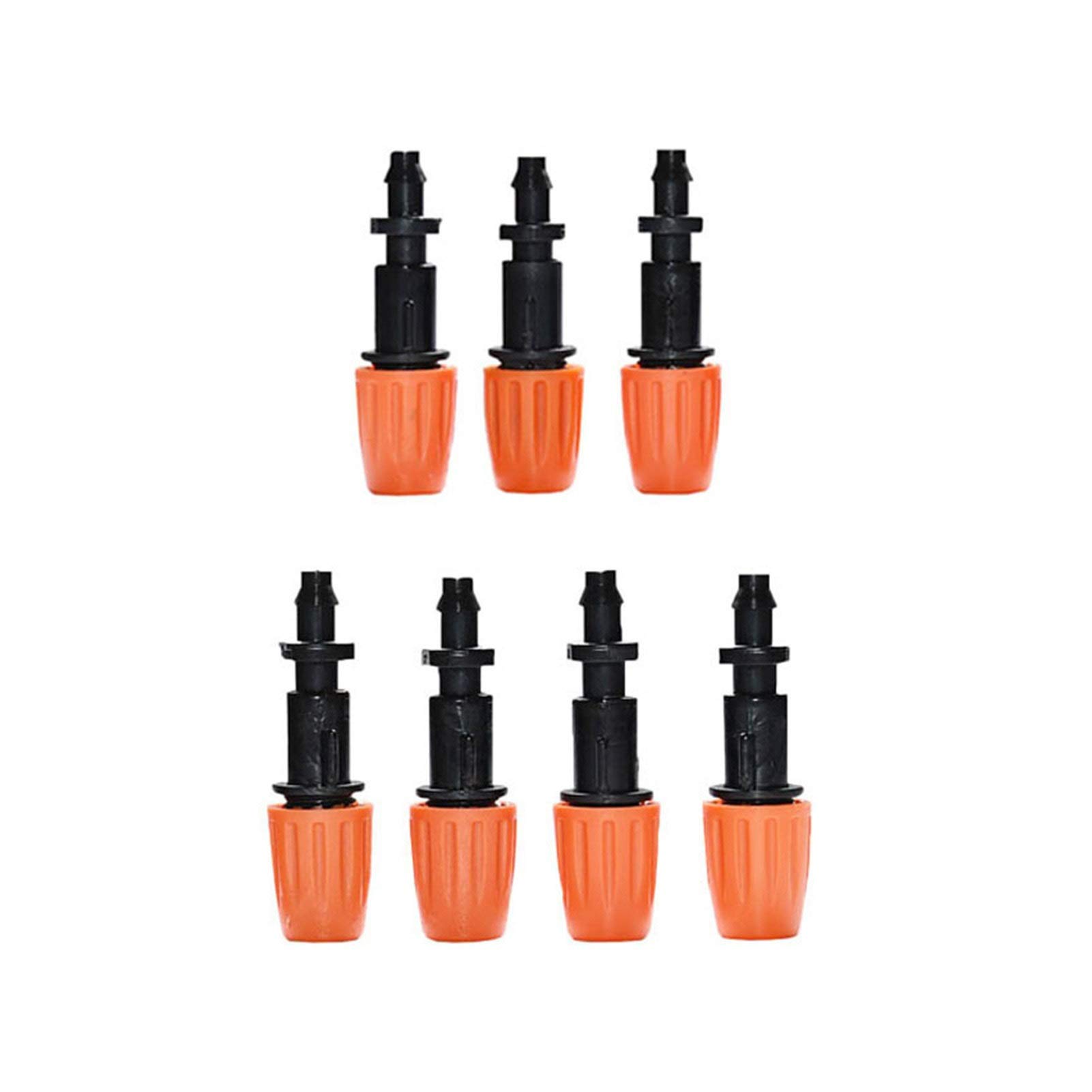 Zraszacz do trawnika ogrodowego system nawadniania dysza rozpylająca regulowane kroplówki mgły wodnej kolczasty 1/10.2 cm adapter kropelkowy 100 szt