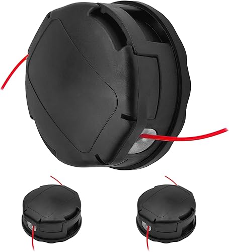 Howhite Paquete de 3 cabezales universales para recortadoras SRM-225 para desbrozadoras Speed Feed 400 SRM210 SRM230 SRM250 SRM251 PAS210 PAS211