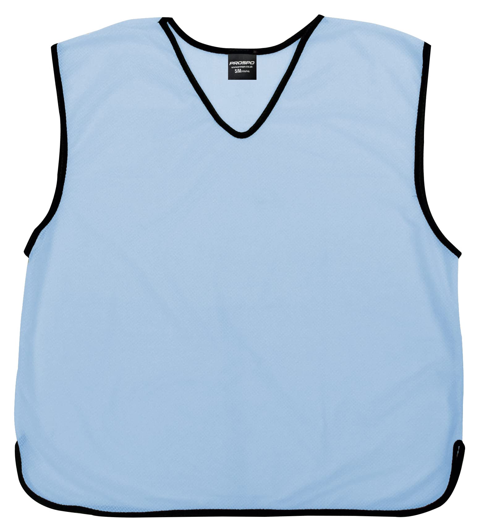 Prospo Sports Training Bibs Football Soccer Rugby Mesh Bibs (Sky Blue, Youth (Small to Medium))