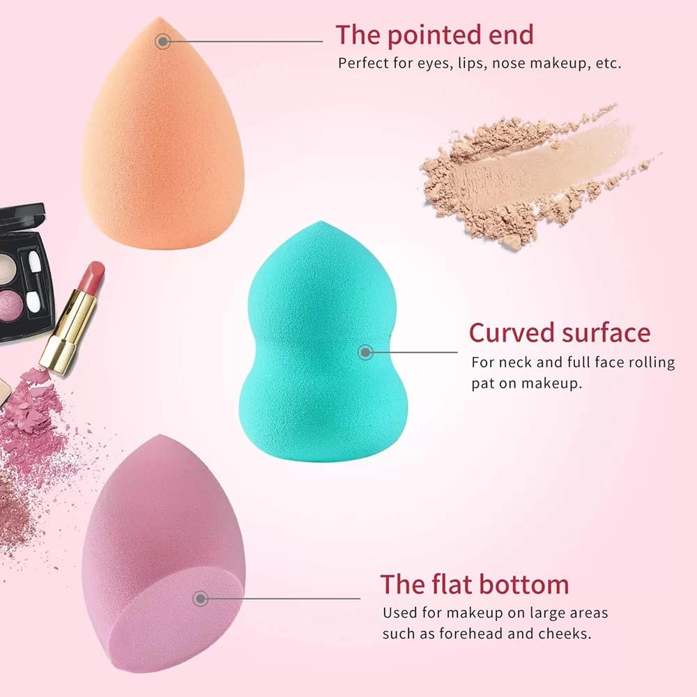 Beautiflame Makeup Sponge 7pcs Blender Sponge for Face Makeup Puff Blender Foundation Sponge Set 2