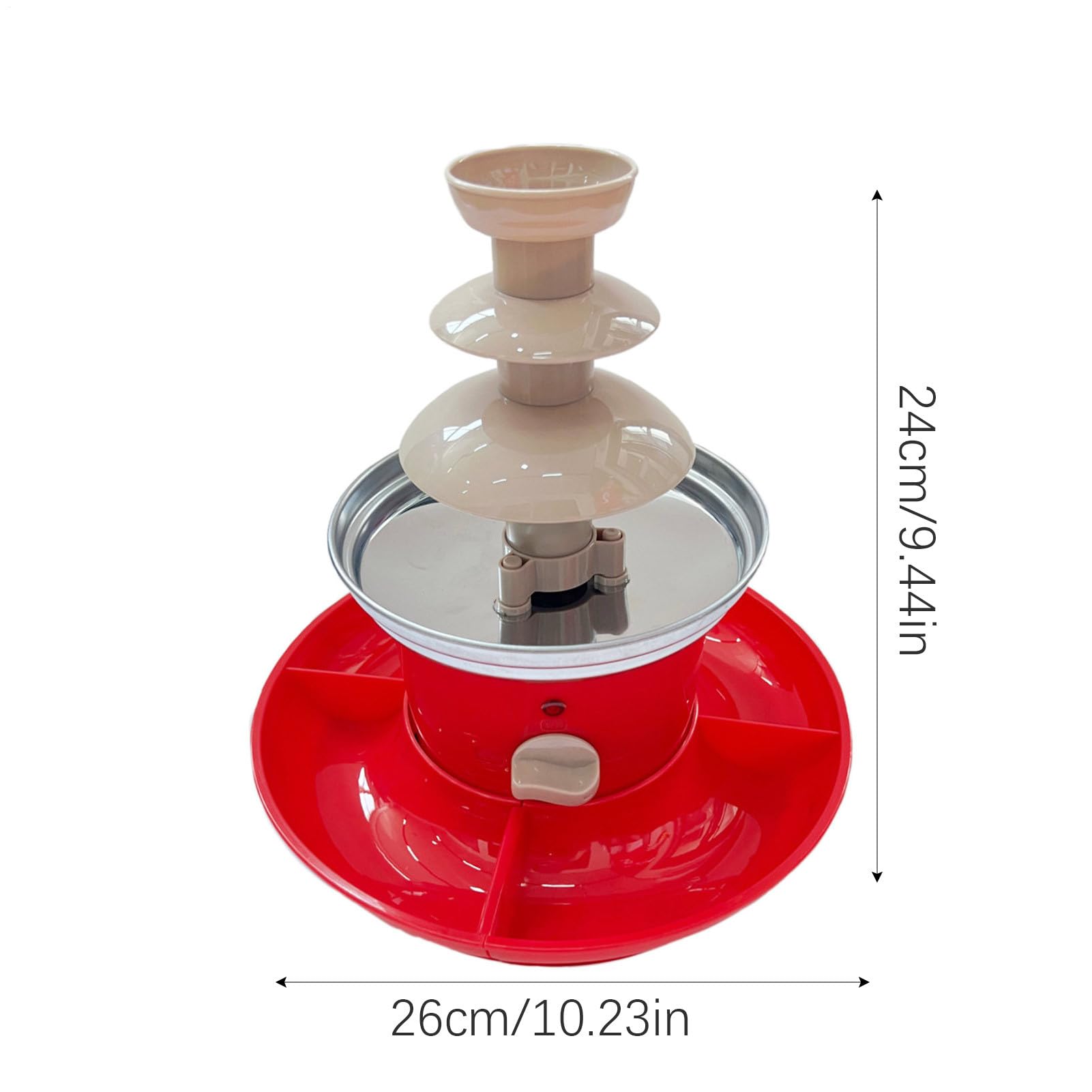 Schokoladen, Schokoladenmaschine | Schokoladenschmelzmaschine,24 cm Edelstahl-Schokoladenfondue-, wiederverwendbares Küchengerät für Schokolade, Süßigkeiten, Butter, Käse