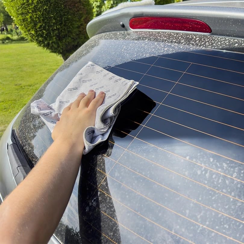 Car Cleaning Set – Juego de limpieza de coches – Kit de microfibra ecológica para limpieza de vehículos sin productos químicos