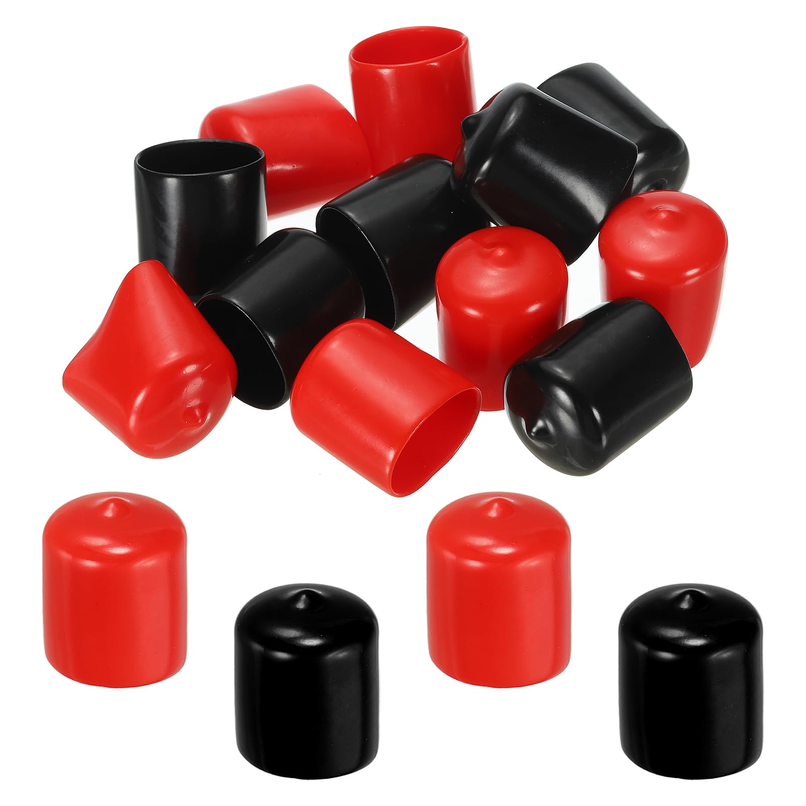 PATIKIL 23 mm Round Rubber End Caps