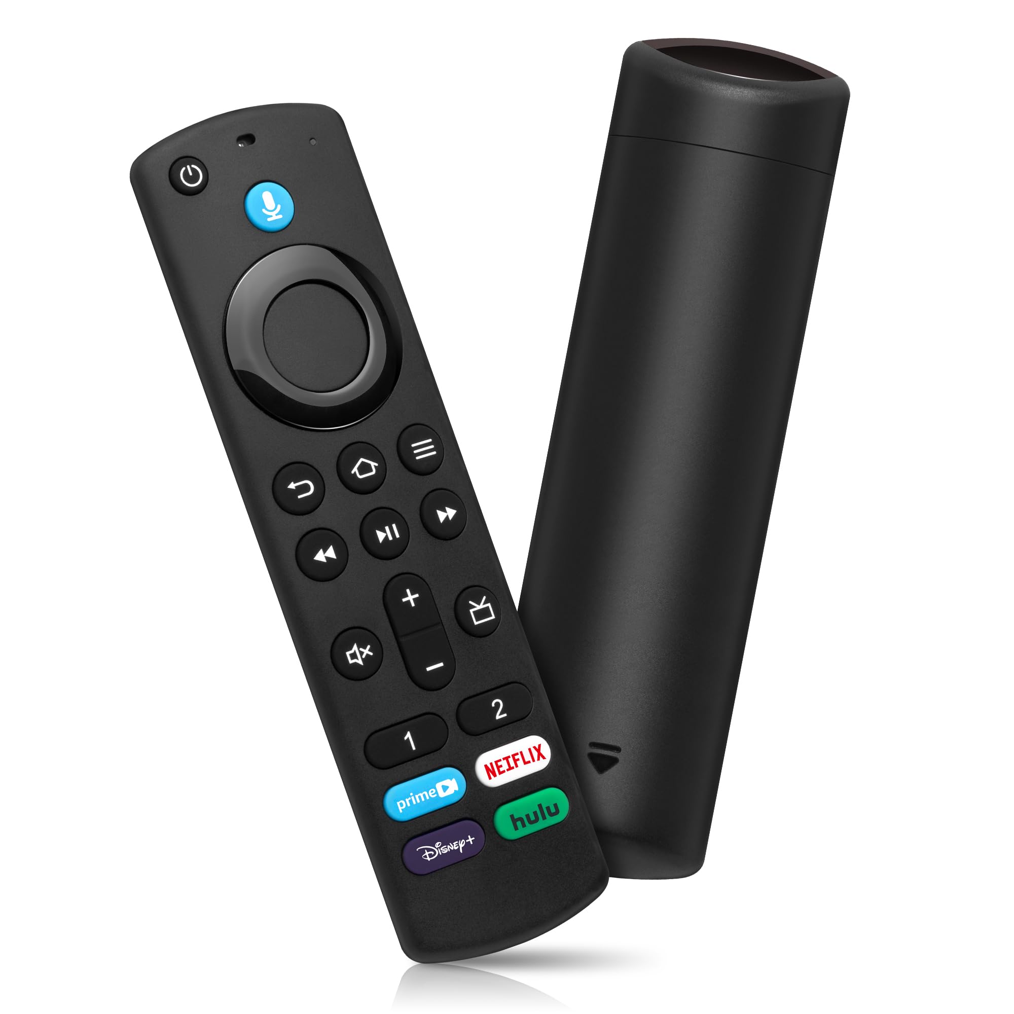 Remote Control Replacement Compatible with Fire Smart TV Stick, for FireStick Remote(2nd Gen/3rd Gen/Lite/4K Max,TVS Cube(1st gen/2nd Gen/3rd Gen,Smart TV 3rd Gen with Voice Controller — view 9