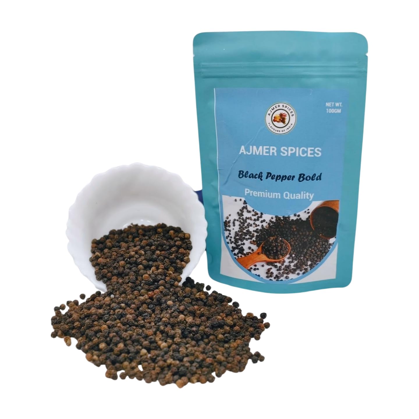 AJMER CONSULTANCY | AJMER SPICES Black Pepper Bold – 100 gm | Intense Flavor