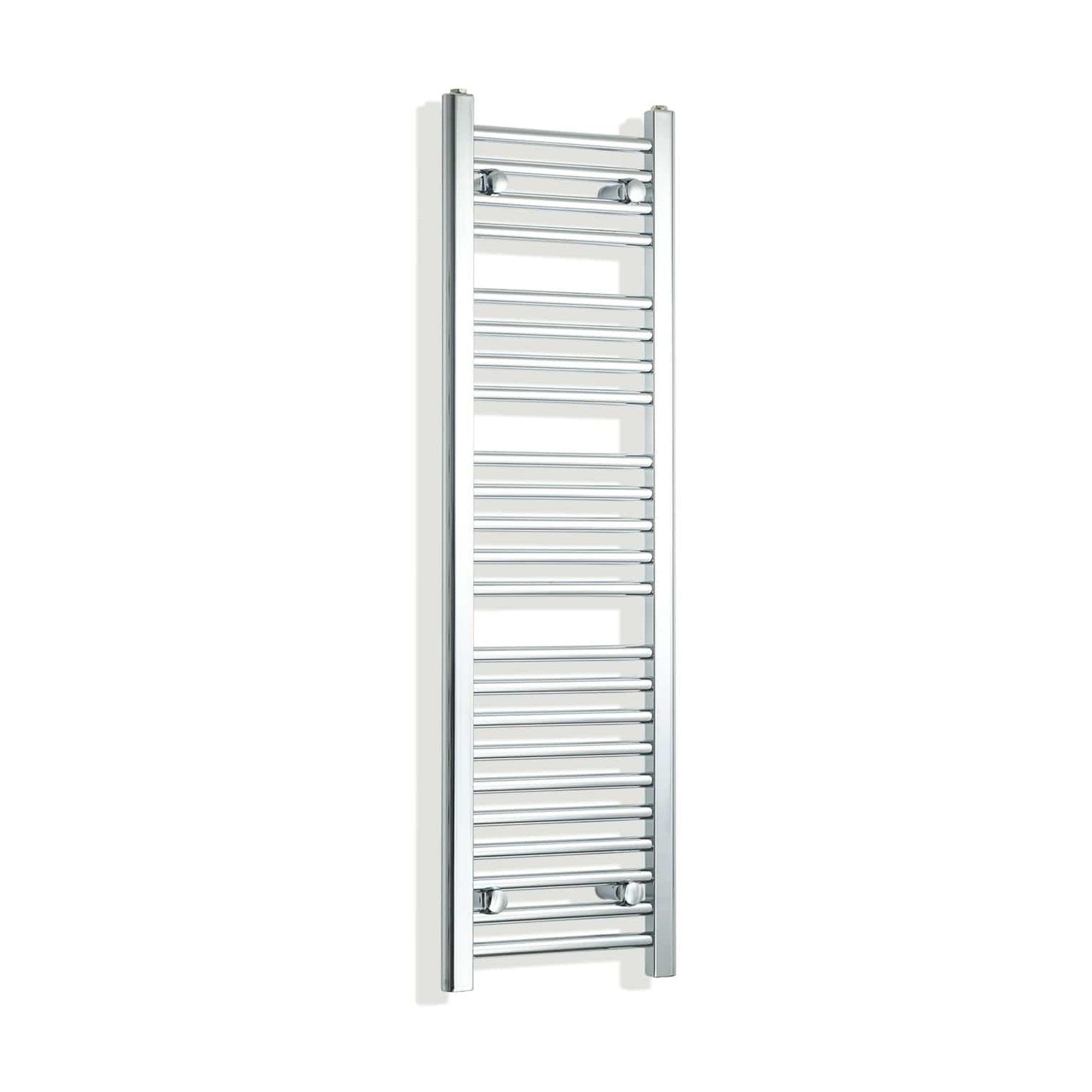 Radiador Toallero Cromado 300 x 1200 mm para Calefacción Central, Acero