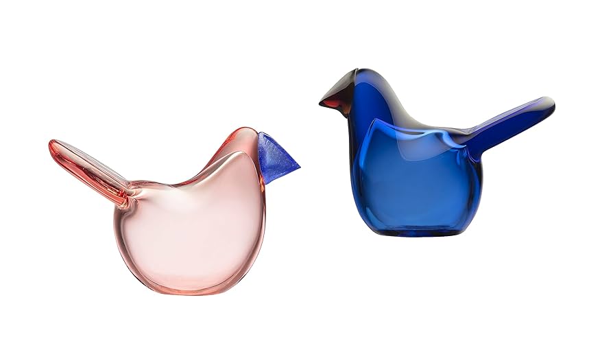 置物 ittala Birds Iittala Birds, Blue & Pink, One Size : Amazon.ca: Home
