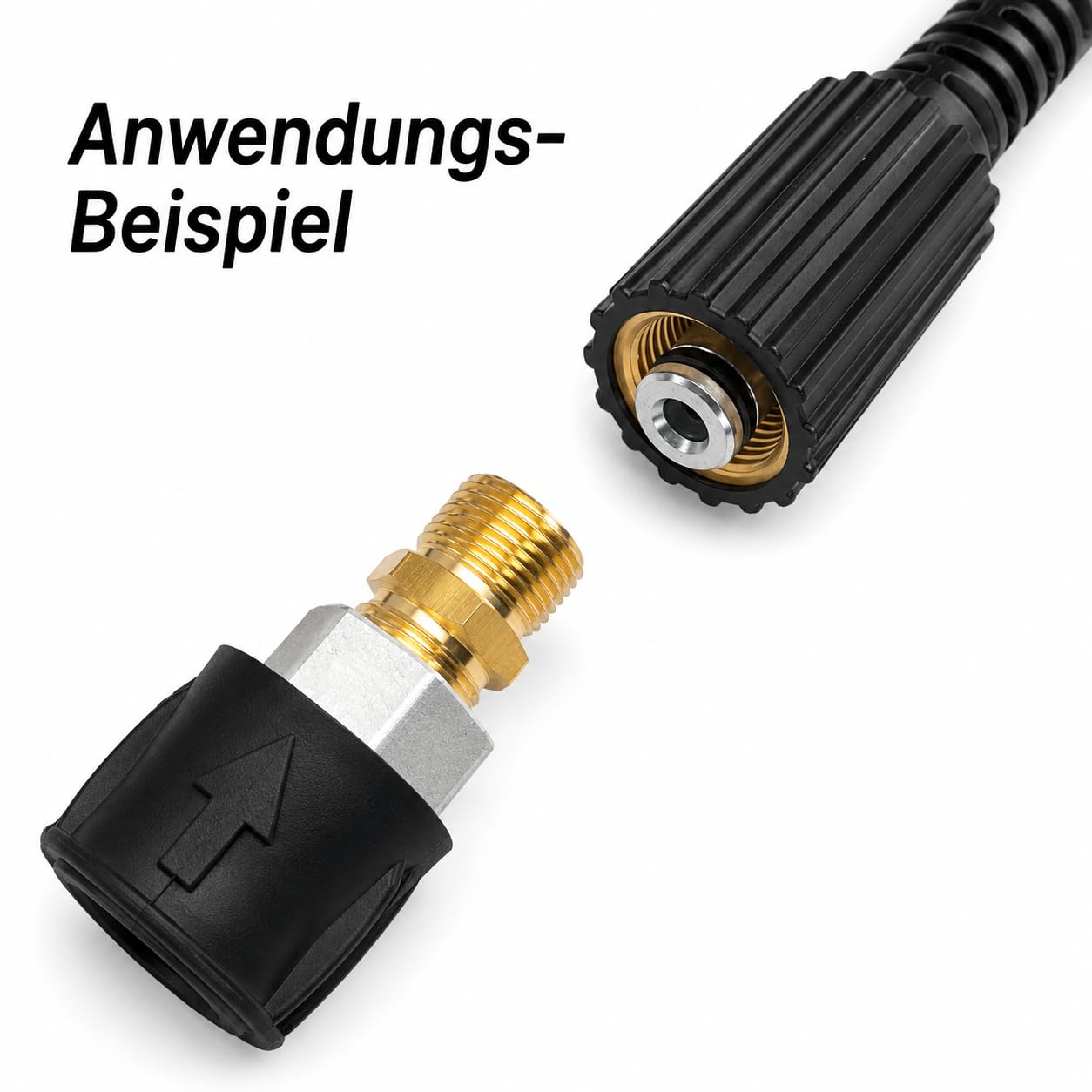 M&M Smartek Adaptateur pour nettoyeur haute pression Parkside - Connexion rapide sur filetage extérieur M22 - compatible avec Parkside - reproduction robuste
