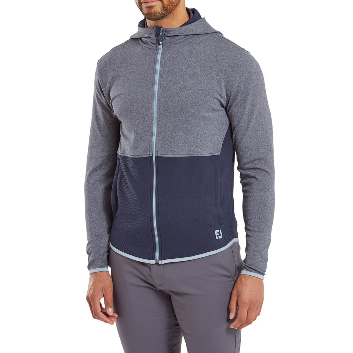FootJoy ThermoSeries Full-Zip Golf Hoodie - Navy