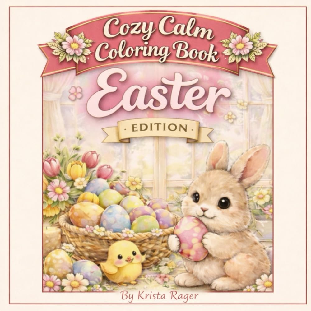 Cozy Calm Coloring Book Easter Edition
