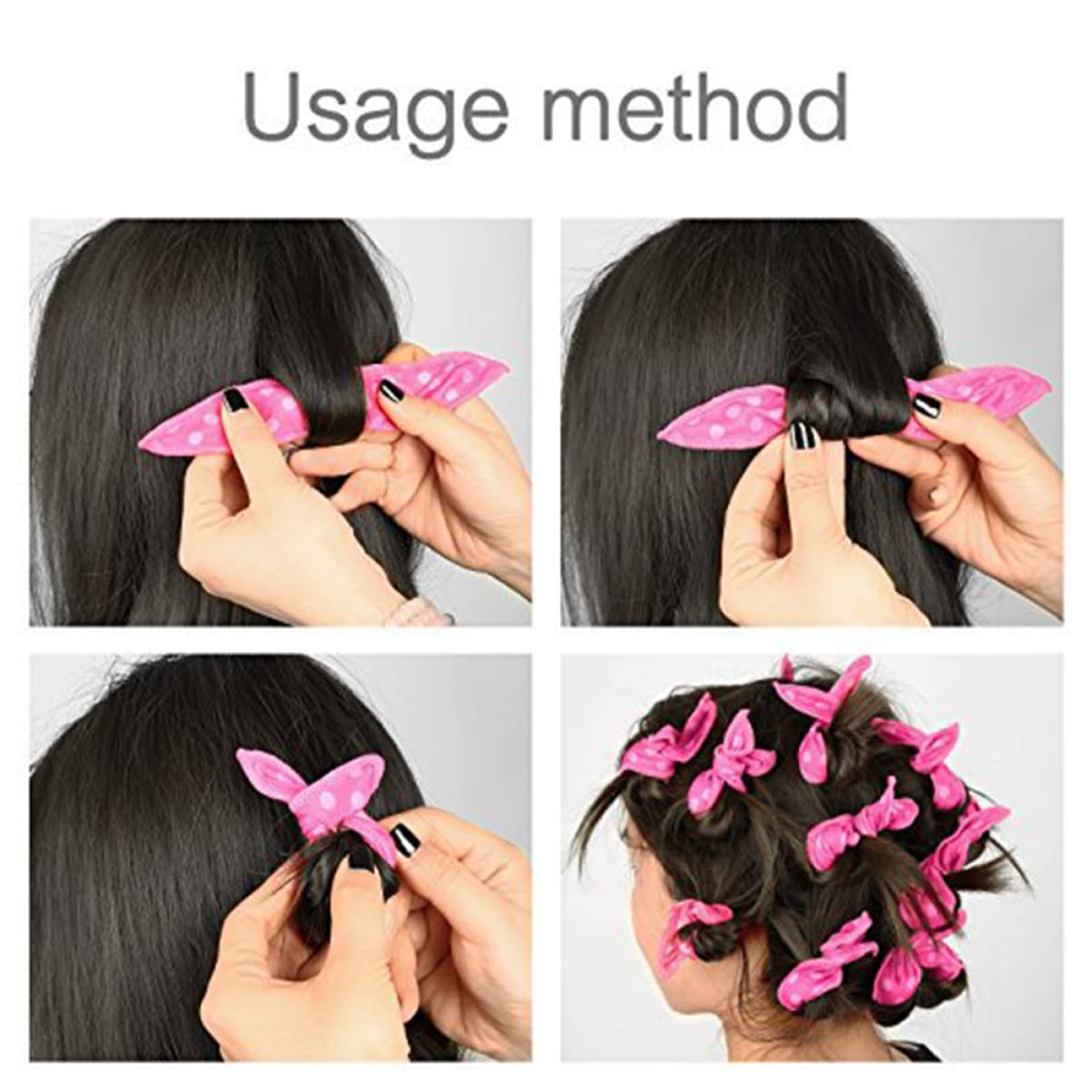 Beavorty 60stücke Teiliges Haarwickler Aus Schwamm Lockenstyling-werkzeug Mit Haarnetz Für Damen Und Mädchen Für Sanfte Wellen Und Voluminöse Frisuren