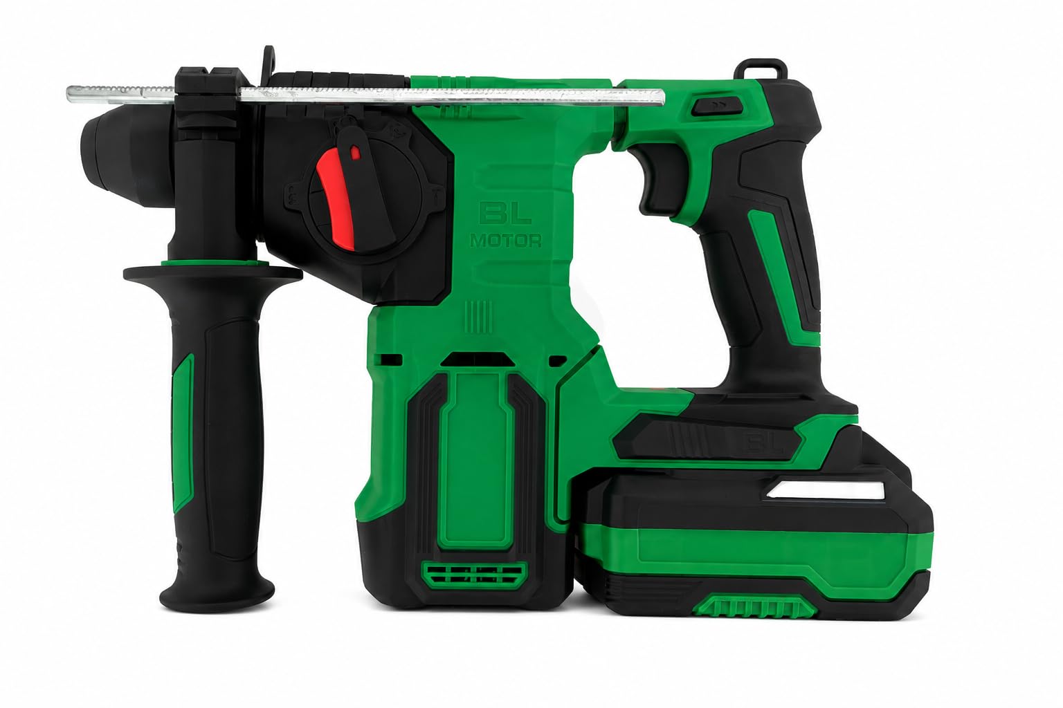 PROWORK RB-BH24A Martello Perforatore Brushless 18V SDS-Plus, 2,2 J, 5500 Colpi/min, 2 Batterie 4.0Ah, 3 Modalità di Lavoro, Valigetta Professionale Inclusa