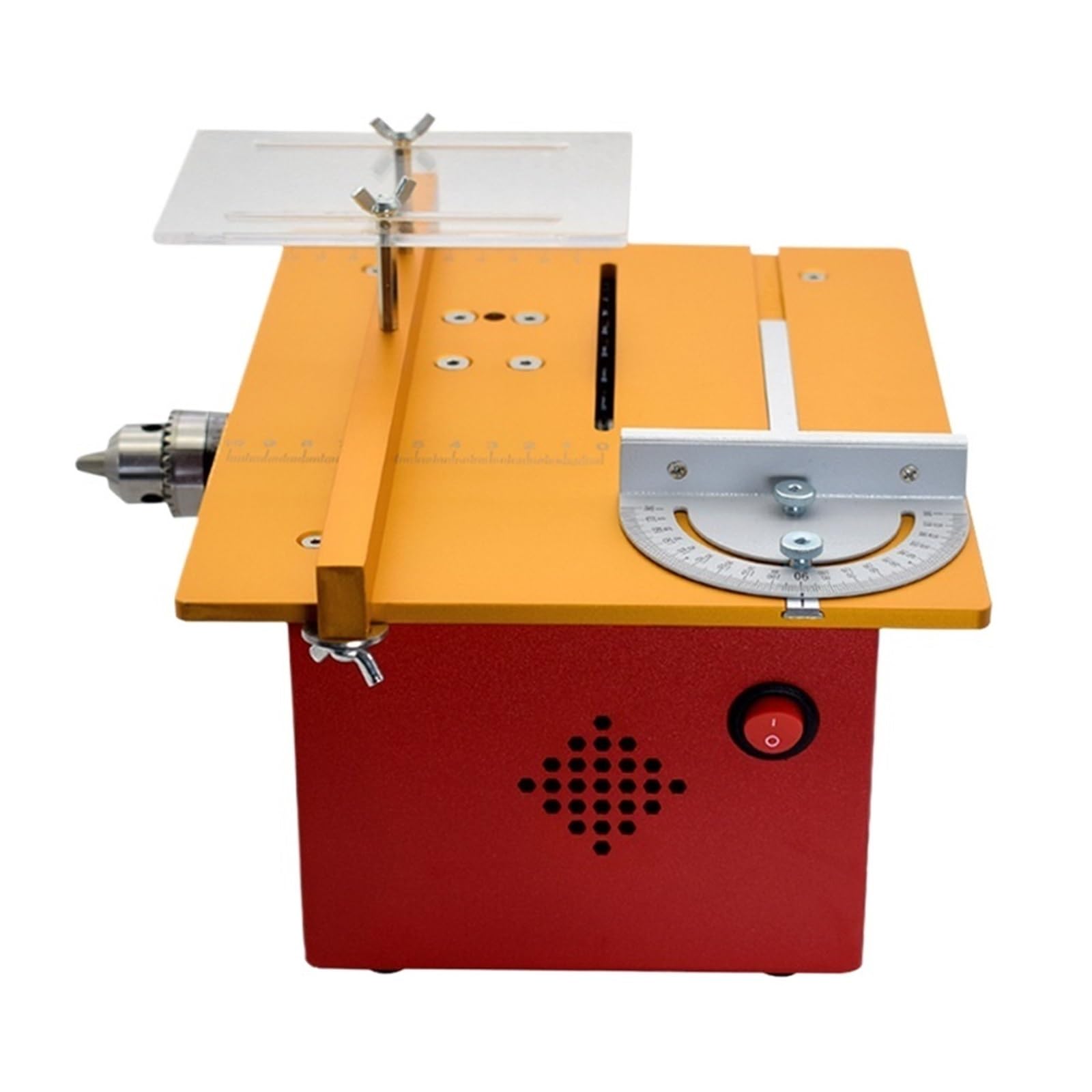 Sierra de mesa en miniatura, Minisierra De Mesa Multifuncional T60/T50, Motosierra Eléctrica For Carpintería, Uso Doméstico, Cortadora Deslizante,para cortar metal y madera(T60)