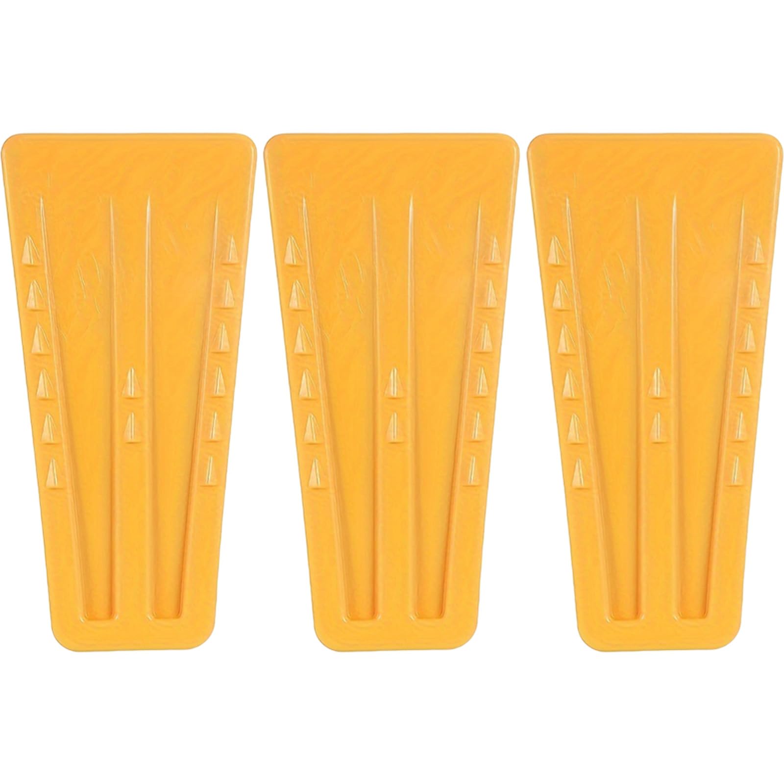 3Pcs Spikes Tree Wedges for Tree Cutting Falling Bucking Fells Chainsaw High Visibility Logging